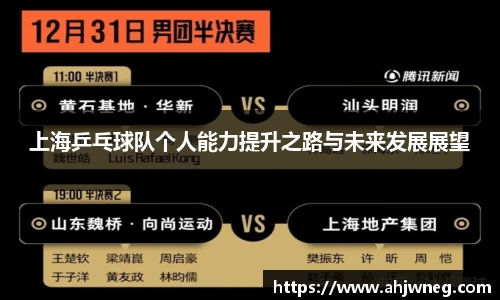 上海乒乓球队个人能力提升之路与未来发展展望